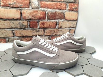 Vans Old Skool Pop Gray Suede Canvas Skate Shoes Men s 11.5 Women s 13 Sneakers