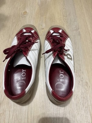 Dior Shoes Women Sneaker White And Red Auténtic Size 37.5
