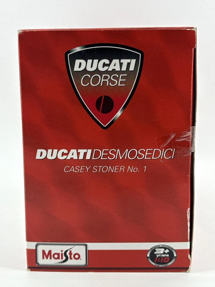 Maisto 1:10 Ducati Desmosedici Casey Stoner No1 литой мотоцикл MotoGP 31163 - Изображение 3 из 4