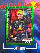 MAX VERSTAPPEN 2025 Topps Chrome Formula 1 F1 #142 Green Raywave Refractor 73/99