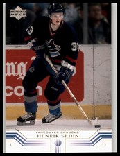 2001-02 Upper Deck #169 Henrik Sedin