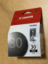 Genuine Canon Pixma PG-30 Fine Black Printer Ink Cartridge OEM NEW Sealed