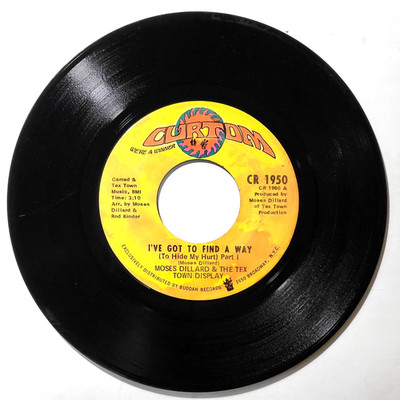 Moses Dillard & Tex-Town Display I've Got To Find A Way Curtom CR 1950 HEAR VG