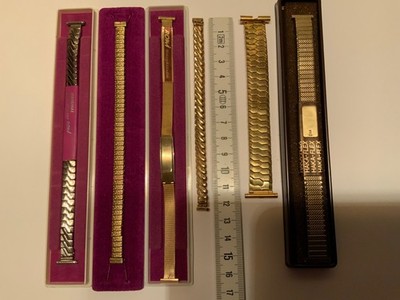 ROWI  HAKA-FLEX  UHREN  ARMBAND  FARBEN  GOLD  SILBER  6 Stk