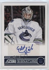 2013-14 Score Signatures Eddie Lack #SS-EL Auto 0k70