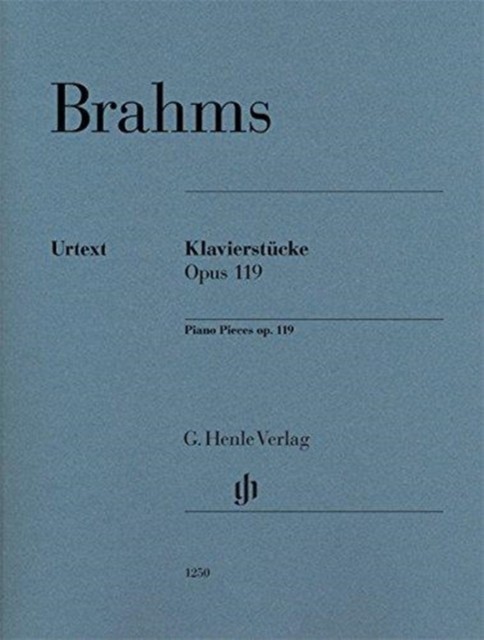 Klavierstcke op. 119 fr Klavier zu zwei Hnden. Revidierte by BRAHMS J PAPERBACK