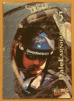 1996 AUTOgraphed Racing KC6 Sammel-Telefonkarte von Dale Earnhardt
