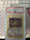 PSA 9 2000 Team Rocket's Meowth 18 Black Star Promo Pokemon Card - Mint!