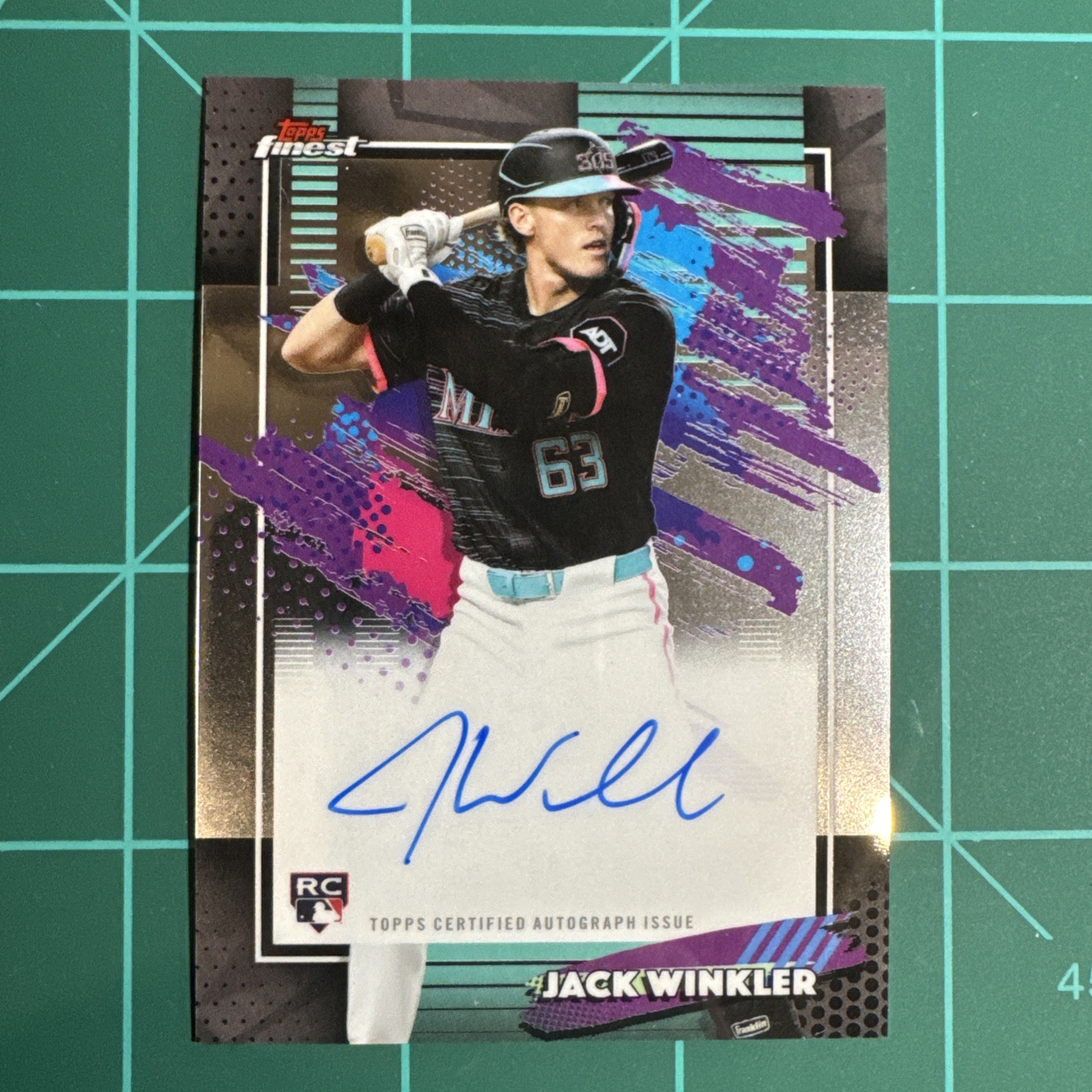 2026 Topps Finest - Finest Autographs Jack Winkler #FA-JWI (AU, RC)