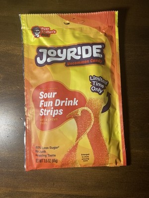 JOYRIDE Candy 7-Eleven Exclusive Sour Fun Drink Strips Ryan Trahan Limited Time