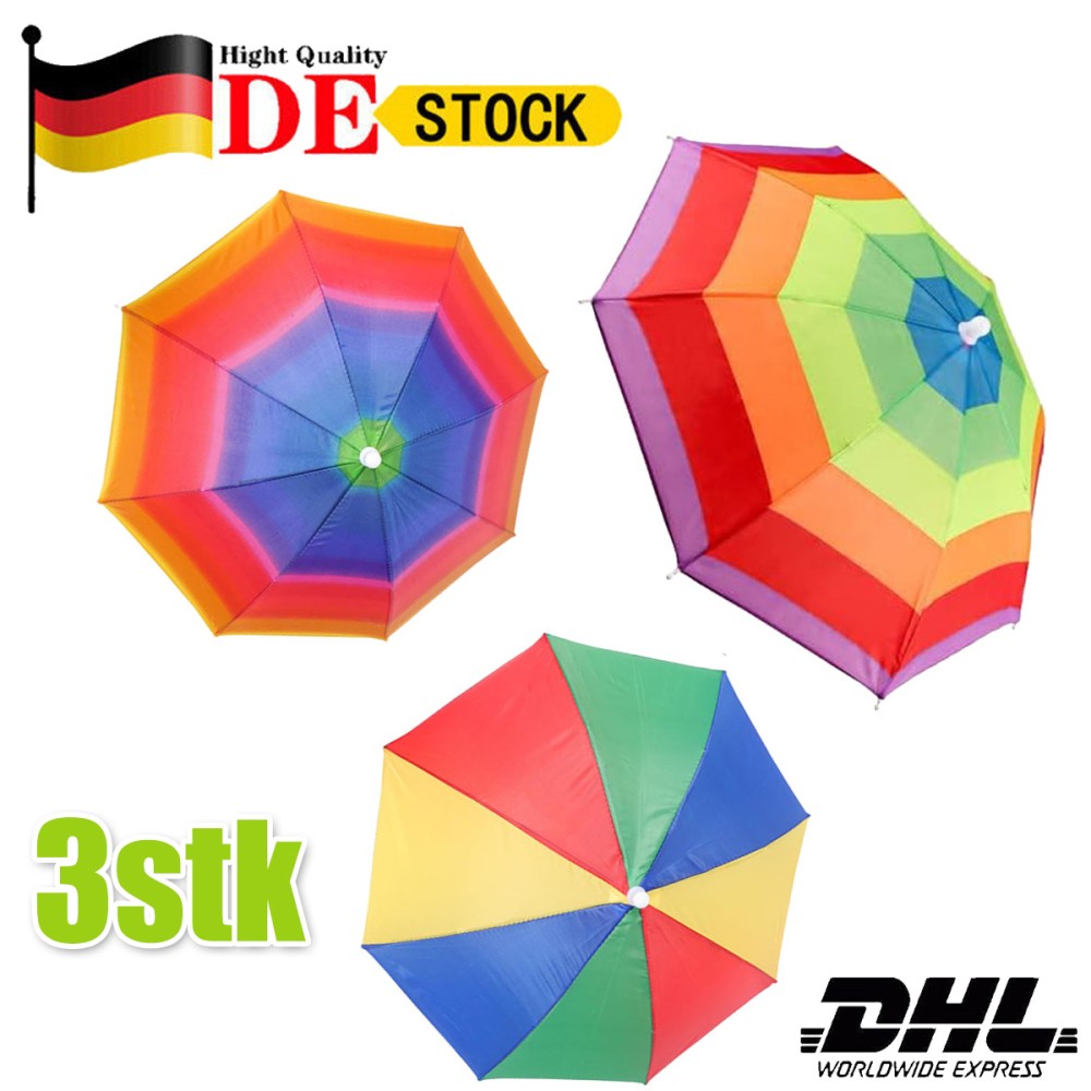 APL 3 Pezzi Ombrello Cappello Ombrellone Pieghevole Ombrellone Pesca Cap Outdoor TOP!
