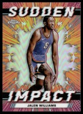 2023-24 Topps Chrome #SI-18 Jalen Williams Sudden Impact