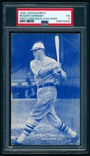 1926-29 Exhibits - Rogers Hornsby (HOF) PC Back, Chicago - PSA 3 Pop 2 RARE BLUE