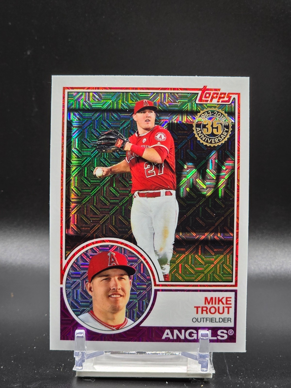 2018 Topps - Silver Pack 1983 Topps Design Chrome Series 1 Mike Trout #2