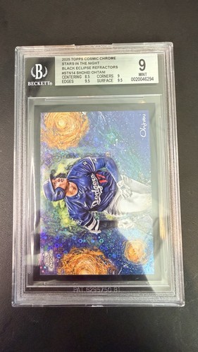 Shohei Ohtani [Eclipse] #STN-14 card from 2025 Topps Cosmic Chrome Stars In The Night