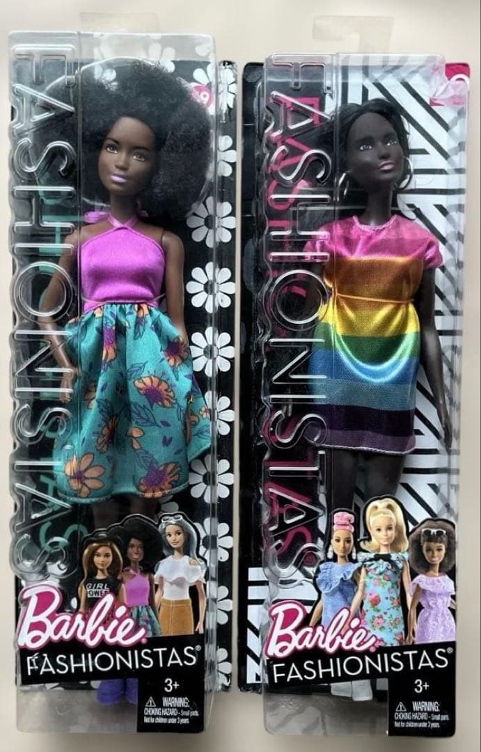 Barbie Fashionistas AA Set 2 Incl. Tropi-Cutie 59, Used, China