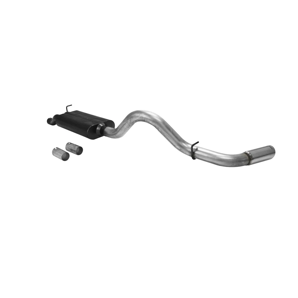 Flowmaster 17328 American Thunder Cat-Back Exhaust 3.5" Aluminized 4" 304 Tip - Image 3 of 4