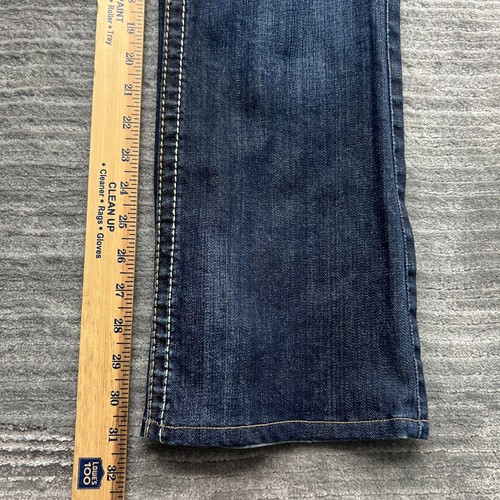 Pantalones de mezclilla KUT from the Kloth talla 4 para mujer Kate So tiro bajo azul entrepierna dobladillo 31" - Imagen 8 de 12