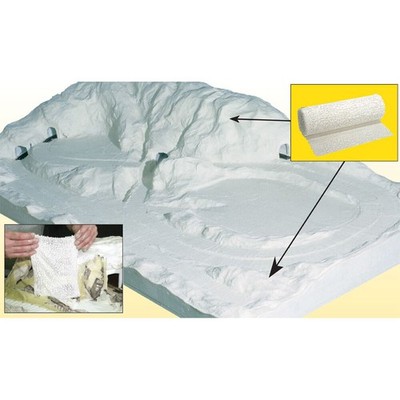 Woodland Scenics C1203 Plaster Cloth (1 roll) 8''x 15' Easy Land Forming