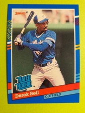 Derek Bell #32 [Rated Rookie] 1991 Donruss Toronto Blue Jays  * NM++ * FREE SHIP