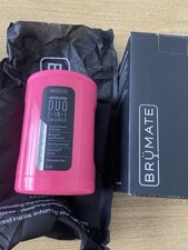 NEW BRUMATE HOPSULATOR DUO NEON PINK 12 OZ CANS CAN HOLDER ONLY KOOZIE NEW