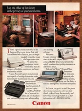 1991 Canon Home Office Products Print Ad/Poster Printer Word Processor Art 90s