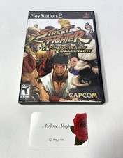 PlayStation 2 Street Fighter Anniversary Collection Complete With Manual Game