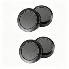 Rear Lens Cap Body Cap 2pc for Nikon/ Sony/ Canon/ Pentax/EOS M series Cameras