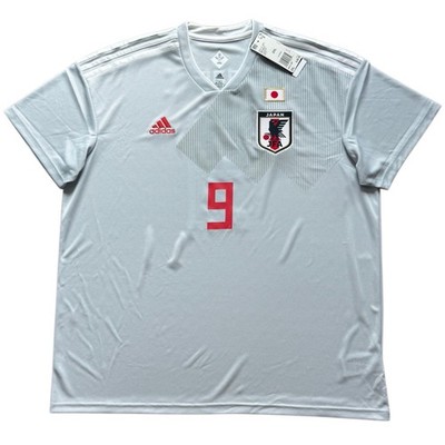 2018/19 Japan Away Jersey #9 Okazaki 2XL adidas World Cup Soccer
