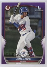 2023 Bowman Prospects Purple 72/250 Juan Alonso #BP-137 0rj8