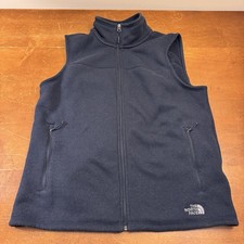 The North Face Vest Mens XL Blue Full Zip Fleece Hike