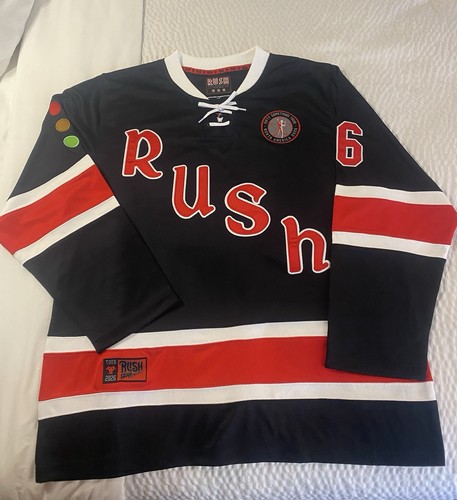Maglia Hockey Ufficiale Rush Fifty Something Tour 2026 L/G - Seattle Pop-Up Nuova prezzo ebay