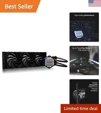 Flexible 360mm Water Cooler with Easy Refill & RGB Lighting for Powerful Builds