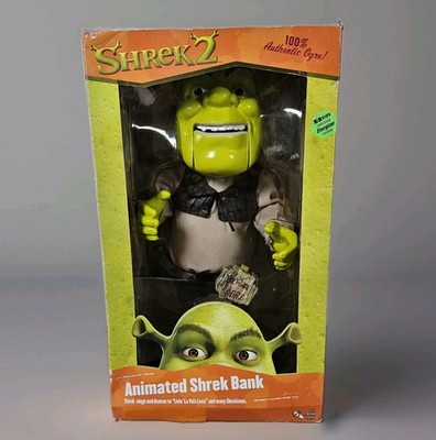 SHREK 2 Animated Shrek Bank 2004 Gemmy Industries New In Box Dances & Sings