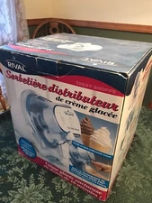 Rival Soft Serve Ice Cream Maker~ Swirl Cone Dispenser~ in original box