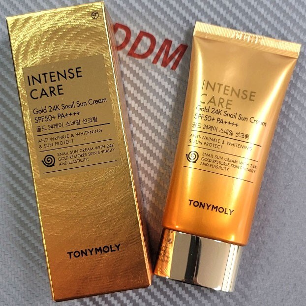 TONYMOLY Intense Gold 24K Snail Sun Cream 50ml (SPF50+) | eBay