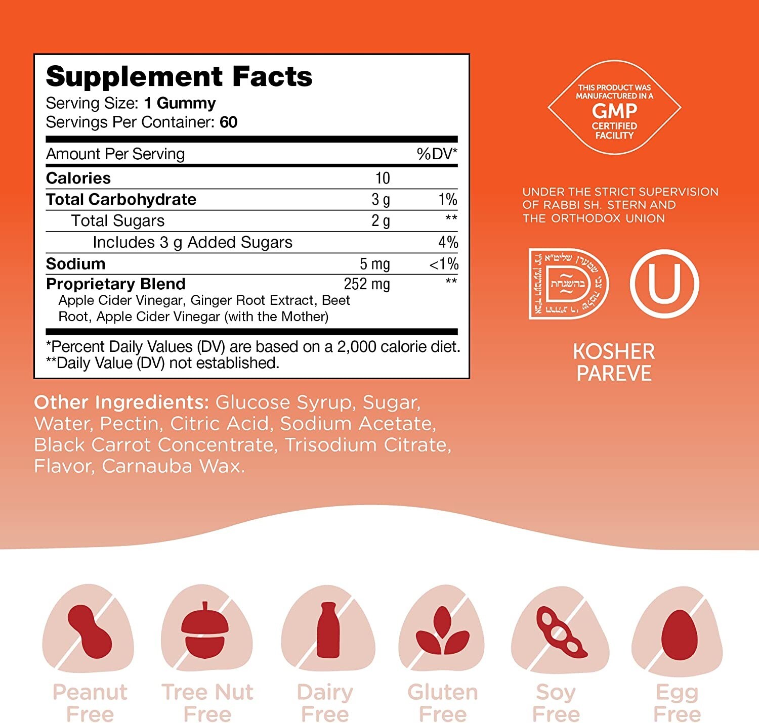 vinegar gummies for weight loss