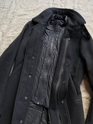 G Star Raw Women's Black Wool Coat Size M - Picture 5 of 10