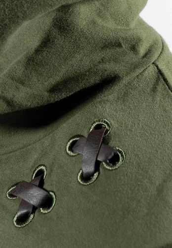 Musterbrand GRÜN Zelda Langarm Jersey Link Shirt, US klein - Bild 3 von 9