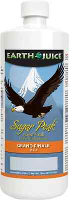EARTH JUICE SUGAR PEAK GRAND FINALE 0-6-4 PLANT FOOD Quart