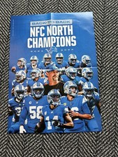 2025 Detroit Lions Ford Field Program Fold- Out Poster Back to Back NFC Champion