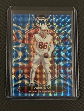 2024 Mosaic #222 Zach Ertz BLUE REACTIVE PRIZM Commanders Football Card