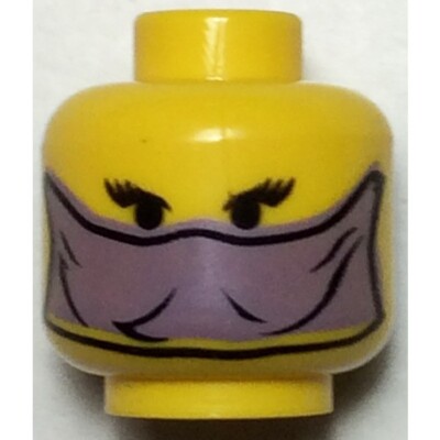 LEGO minifigure Zam Wesell Head Star Wars   Inv 5