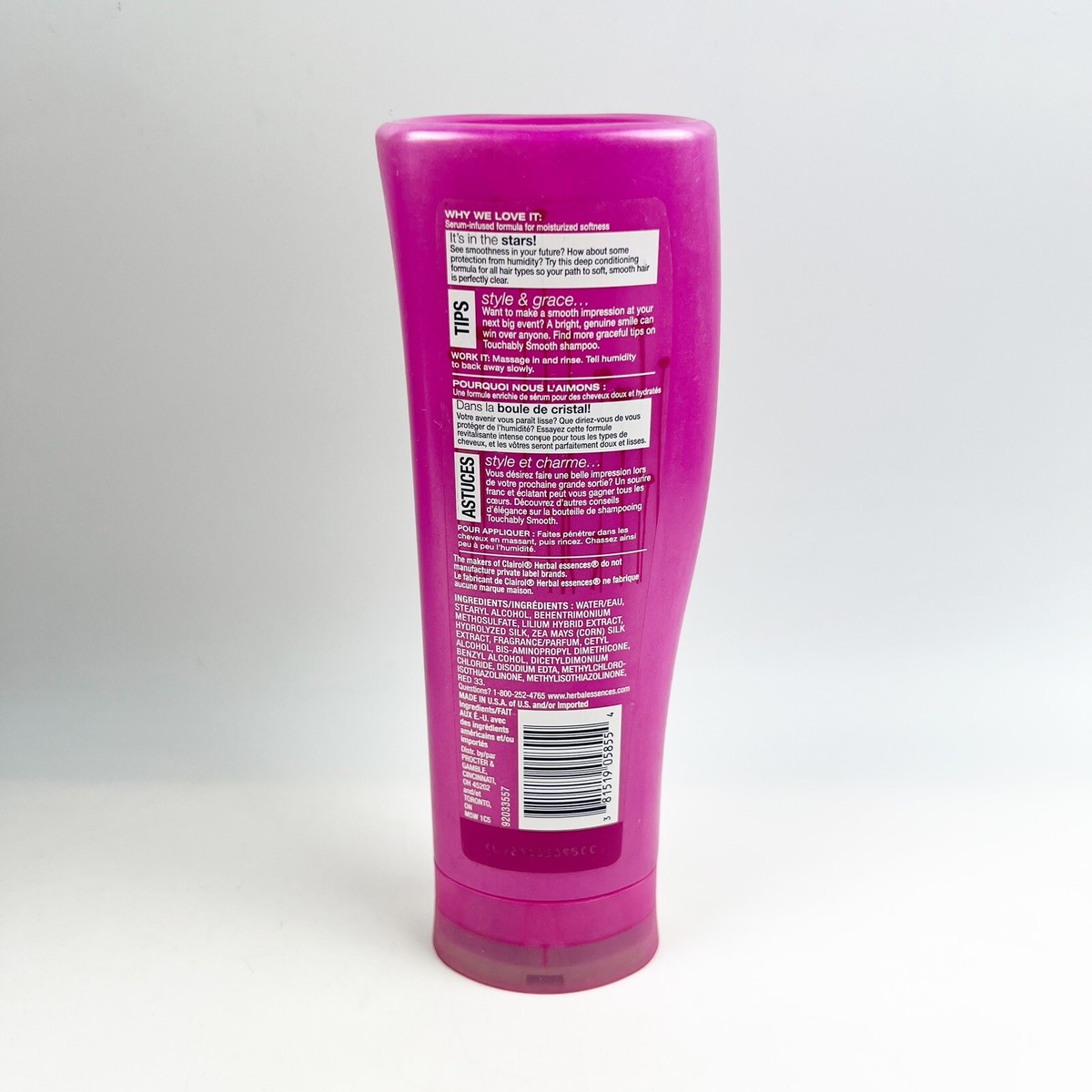 リンス・コンディショナー Herbal Essences Touchably Smooth 2L Clairol Herbal Essences Touchably Smooth Conditioner Pink Lily
