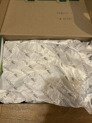 Lacoste Men's Court Cage 224 1 SMA Leather Trainers, Black | eBay UK