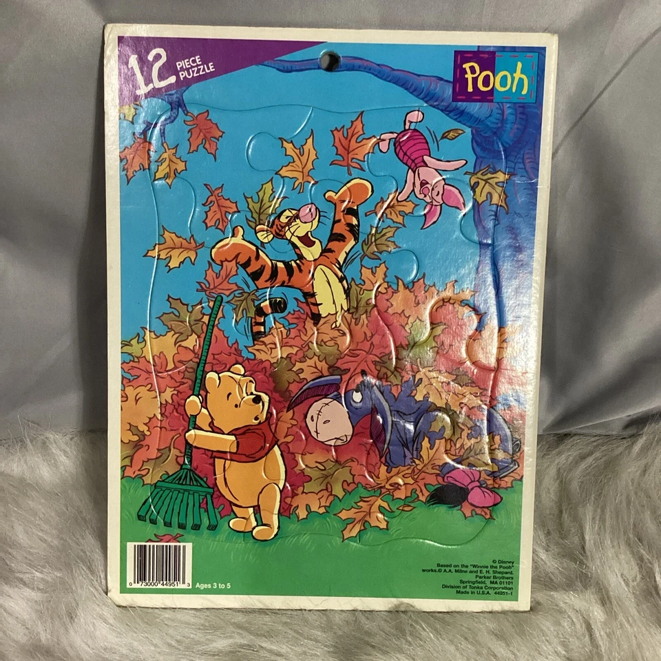 Rompecabezas Parker Bros #44951-1 (72) bandeja marco Winnie the Pooh usado en excelente estado Foto 2 de 4