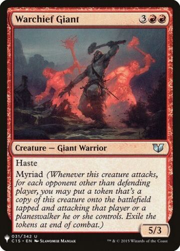 Warchief Giant - The List - Rare - Magic MTG NM