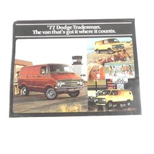VINTAGE 1977 DODGE TRADEMAN VAN DEALERSHIP SALES BROCHURE SPECIFICATIONS INFO