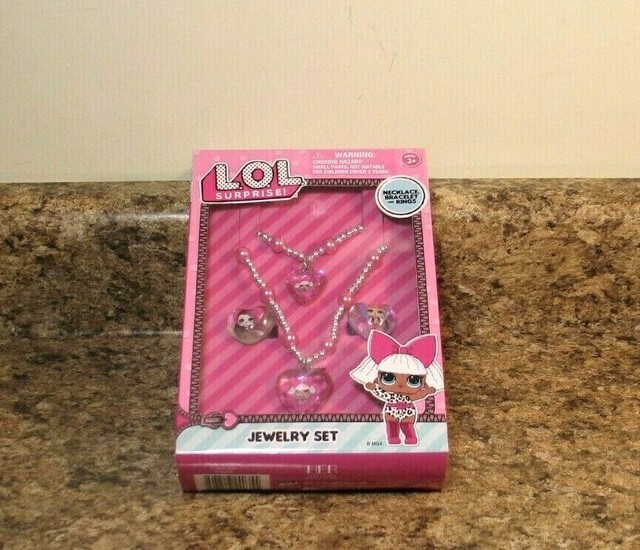 LOL Surprise Jewelry Set Necklace Bracelet Rings NEW eBay