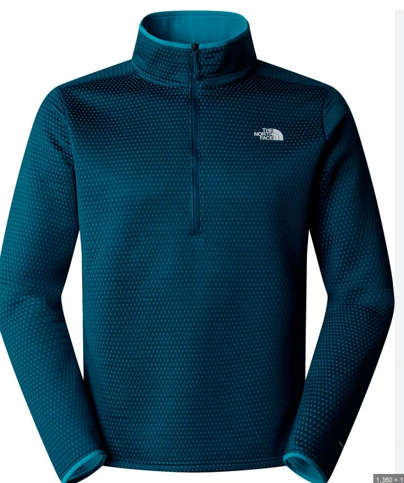 Chaqueta Abrigo Mujer The North Face Punto Tejido Térmico 1/2 Cremallera NF Nueva